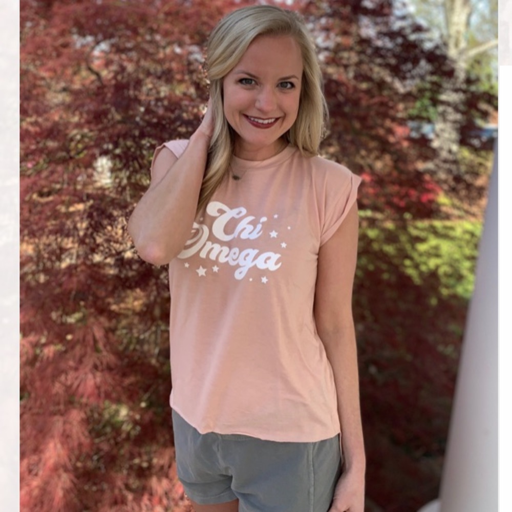 ⚡️ Clearance Chi Omega Star Tee